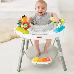 Skip Hop Activity Centers & Jumpers|Toys For 0-12 Months*- Explore and More Baby's View 3-Stage Activity Center, White