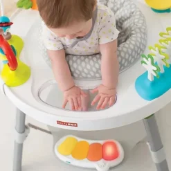 Skip Hop Activity Centers & Jumpers|Toys For 0-12 Months*- Explore and More Baby's View 3-Stage Activity Center, White