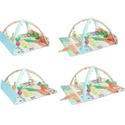 Skip Hop Activity Centers & Jumpers|Toys For 0-12 Months*- Farmstand Activity Gym, Colorful Garden