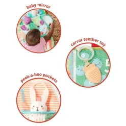 Skip Hop Playmats & Gyms|Toys For 0-12 Months*- Farmstand Tummy Time Playmat