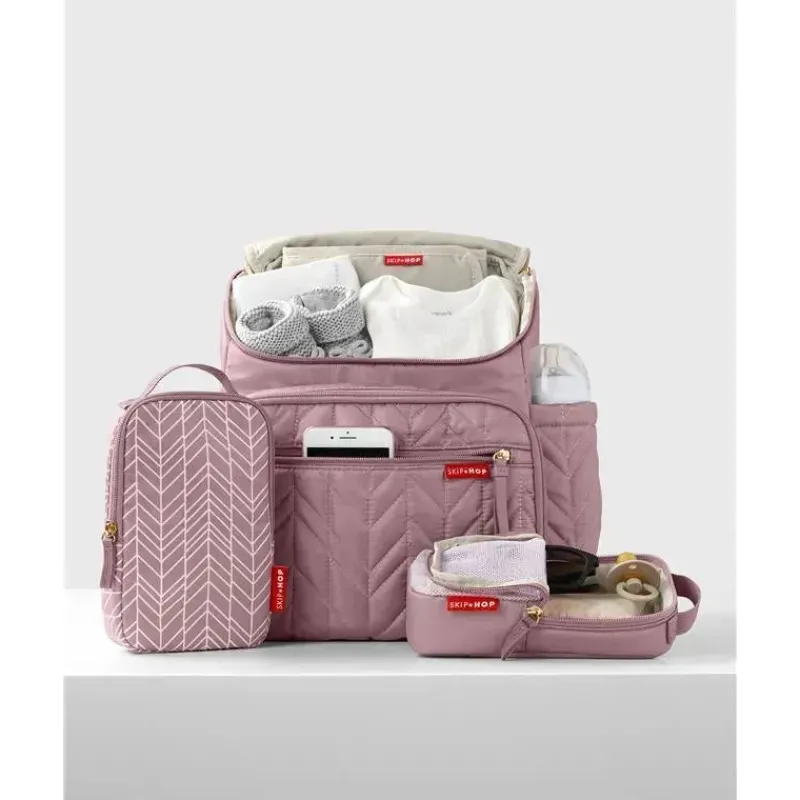 Skip Hop Diaper Backpacks*- Forma Diaper Backpack, Mauve Mist