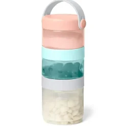 Skip Hop Food Jars & Snack Cups|Dishes, Utensils & Food Containers*- Formula To Food Container Set, Teal and Grey