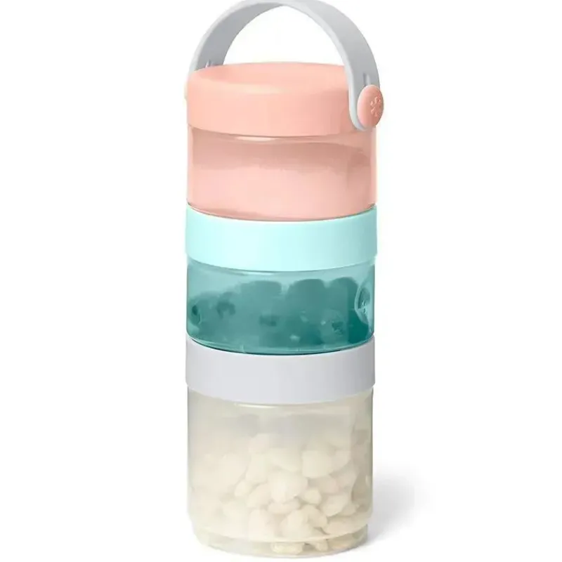 Skip Hop Food Jars & Snack Cups|Dishes, Utensils & Food Containers*- Formula To Food Container Set, Teal and Grey