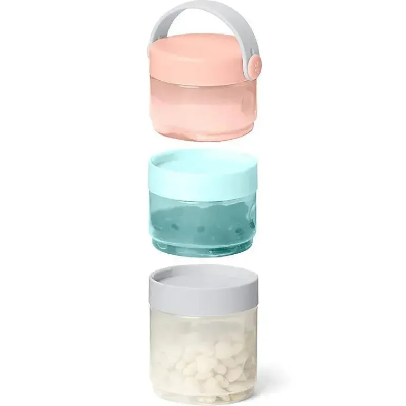 Skip Hop Food Jars & Snack Cups|Dishes, Utensils & Food Containers*- Formula To Food Container Set, Teal and Grey