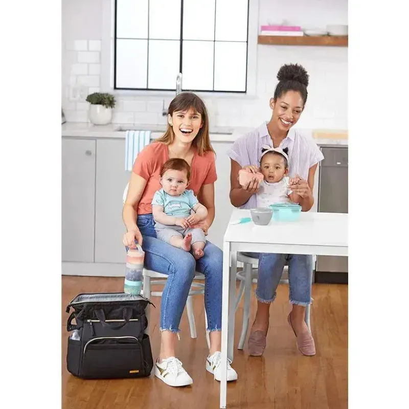 Skip Hop Food Jars & Snack Cups|Dishes, Utensils & Food Containers*- Formula To Food Container Set, Teal and Grey