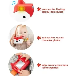 Skip Hop Toys For 2 Year Old|Gift For Toddler*- Fox Camera Baby Toy