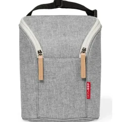 Skip Hop Tote Bags*- Grab & Go Double Bottle Bag, Grey Melange