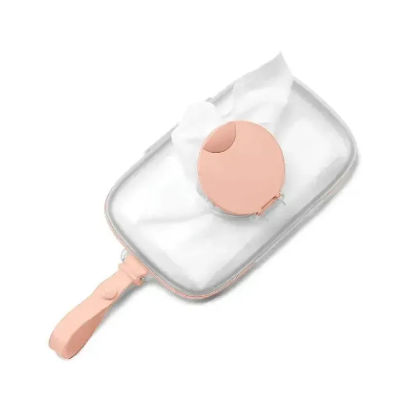 Skip Hop Wipes & Warmers*- Grab & Go Snug Seal Wipes Case, Blush