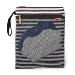 Skip Hop Handbags & Accessories*- Grab & Go Wet/Dry Bag, Black & White Stripe