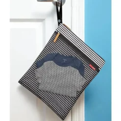 Skip Hop Handbags & Accessories*- Grab & Go Wet/Dry Bag, Black & White Stripe