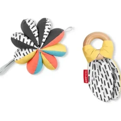Skip Hop Gift For Toddler|Stroller Toys*- 3-in-1 Baby Activity & Teether Stroller Toy, Montessori Inspired