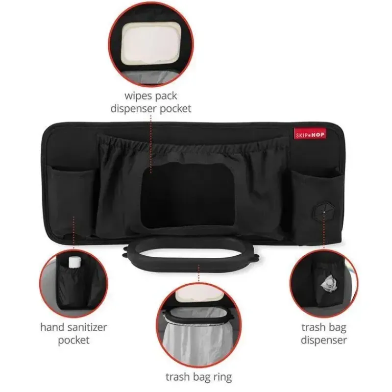 Skip Hop Car Seat Storage & Accessories*- Keep Clean Car Sanitizing Station, Black