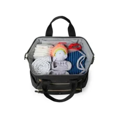 Skip Hop Diaper Backpacks*- Mainframe Wide Open Diaper Backpack, Black