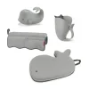 Skip Hop Bath Toys*- Moby Baby Bath Essential Set, Grey 4pk