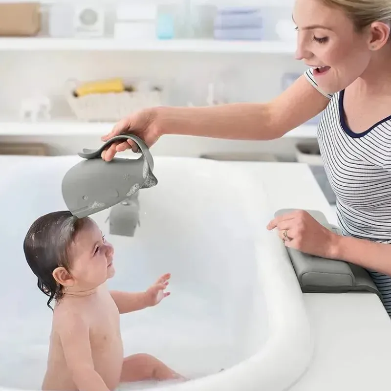 Skip Hop Bath Toys*- Moby Baby Bath Essential Set, Grey 4pk