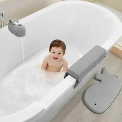 Skip Hop Bath Toys*- Moby Baby Bath Essential Set, Grey 4pk