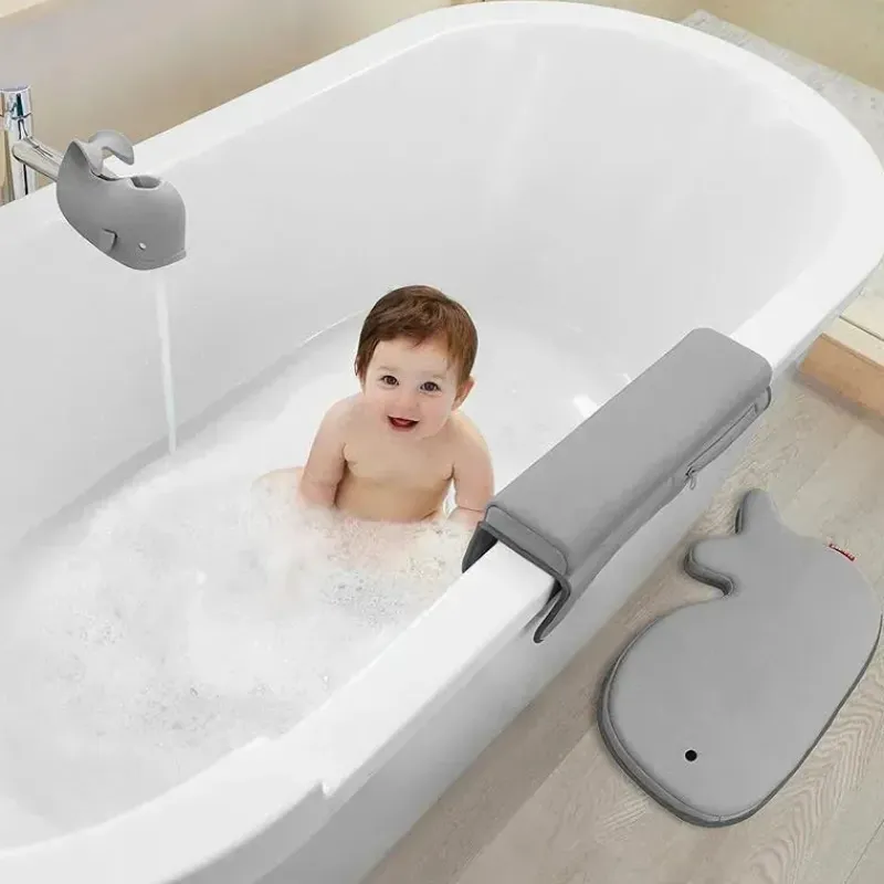 Skip Hop Bath Toys*- Moby Baby Bath Essential Set, Grey 4pk
