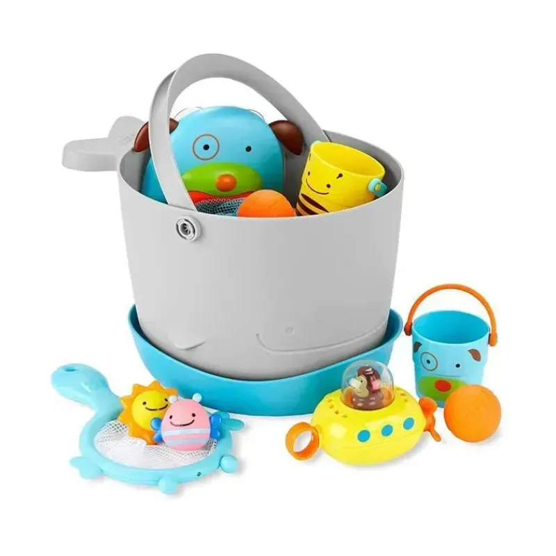 Skip Hop Toys For 0-12 Months|Gift For Toddler*- Moby Fun Filled Bucket Gift Set