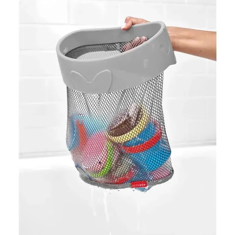 Skip Hop Bath Accessories & Organization*- Moby Hanging Bath Toy Organizer Scoop, Grey
