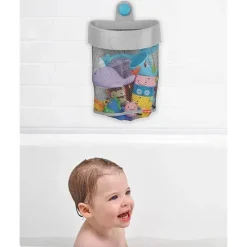 Skip Hop Bath Accessories & Organization*- Moby Hanging Bath Toy Organizer Scoop, Grey