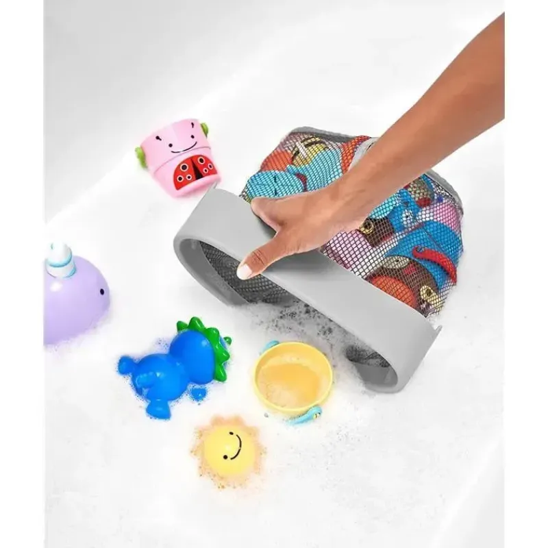 Skip Hop Bath Accessories & Organization*- Moby Hanging Bath Toy Organizer Scoop, Grey