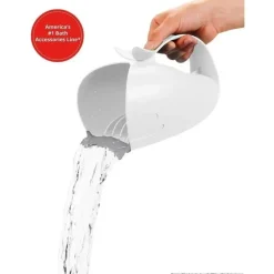 Skip Hop Bath Accessories & Organization*- Moby Waterfall Baby Bath Rinser, White