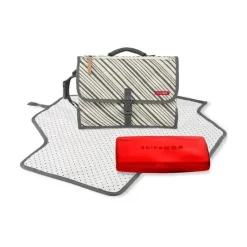 Skip Hop Portable Changing Pads*- Portable Baby Changing Pad, Graphite Stripe
