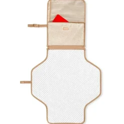 Skip Hop Portable Changing Pads*- Portable Baby Changing Pad, Pronto, Beige Swirl Dot