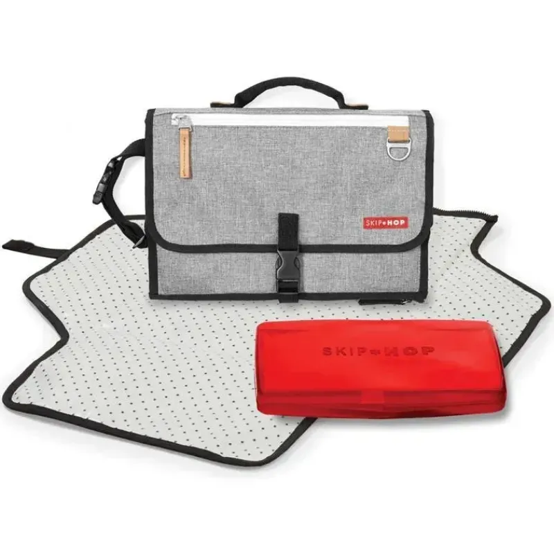 Skip Hop Changing Pads & Covers*- Portable Baby Changing Pad, Grey Melange