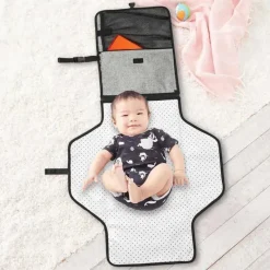 Skip Hop Changing Pads & Covers*- Portable Baby Changing Pad, Grey Melange