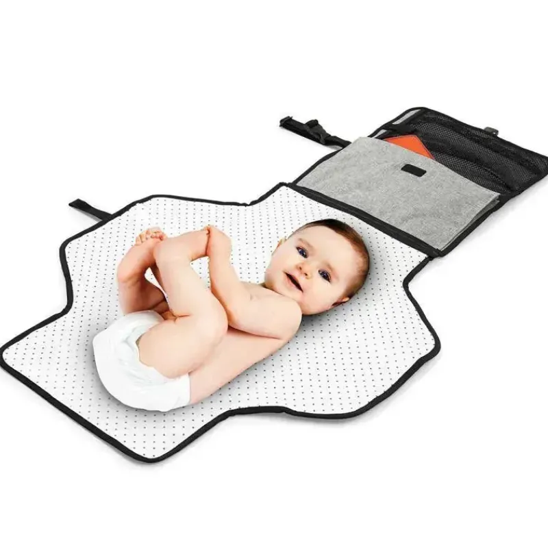 Skip Hop Changing Pads & Covers*- Portable Baby Changing Pad, Grey Melange