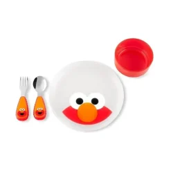 Skip Hop Feeding Gift Set|Food Jars & Snack Cups*- Sesame Street Toddler Feeding, Elmo
