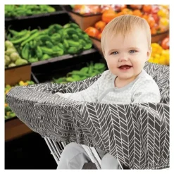 Skip Hop Cart Covers*- Shopping Cart Cover, Grey Feather
