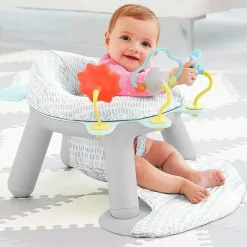 Skip Hop Activity Centers & Jumpers|Toys For 0-12 Months*- Silver Lining Cloud 2-in-1 Activity Floor Seat