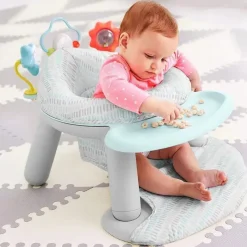 Skip Hop Activity Centers & Jumpers|Toys For 0-12 Months*- Silver Lining Cloud 2-in-1 Activity Floor Seat