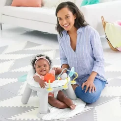 Skip Hop Activity Centers & Jumpers|Toys For 0-12 Months*- Silver Lining Cloud 2-in-1 Activity Floor Seat