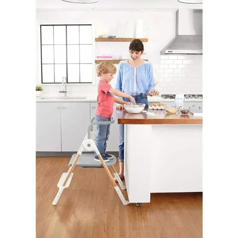 Skip Hop Cool Baby Products|High Chair*- Sit-to-Step Convertible High Chair, Grey
