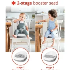 Skip Hop Seats & Booster Chairs*- Sleek Seat Booster, Grey and White
