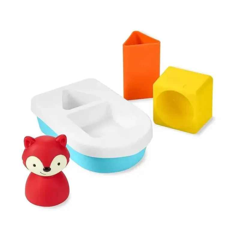 Skip Hop Toys For 0-12 Months|Gift For Toddler*- Sort and Float Boat Bath Toy