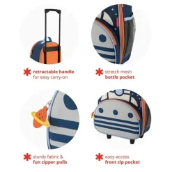 Kids Skip Hop Kids Bags & Backpacks*- Spark Style Luggage, Rocketship