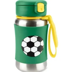 Skip Hop Straw, Sippy & Training Cups|Dishes, Utensils & Food Containers*- Sparks Stainless Steel Straw Bottle, Soccer