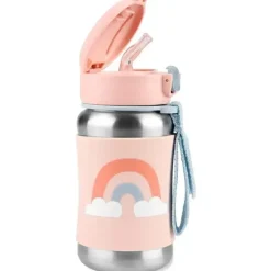 Skip Hop Straw, Sippy & Training Cups|Dishes, Utensils & Food Containers*- Sparks Stainless Steel Straw Bottle, Rainbow