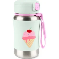 Skip Hop Straw, Sippy & Training Cups|Dishes, Utensils & Food Containers*- Sparks Stainless Steel with Straw, Ice Cream