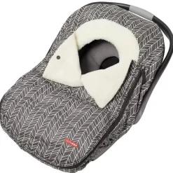 Skip Hop Car Seat Buntings, Canopies & Cushions|Footmuffs & Blankets*- Stroll & Go Car Seat Cover, Grey Feather