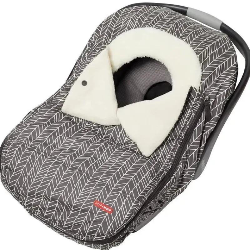 Skip Hop Car Seat Buntings, Canopies & Cushions|Footmuffs & Blankets*- Stroll & Go Car Seat Cover, Grey Feather