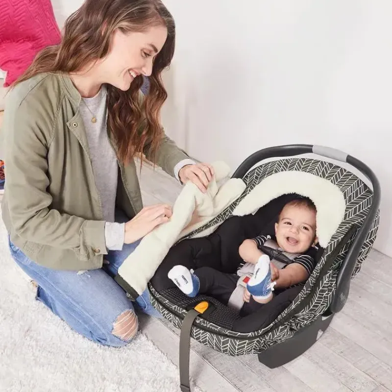 Skip Hop Car Seat Buntings, Canopies & Cushions|Footmuffs & Blankets*- Stroll & Go Car Seat Cover, Grey Feather