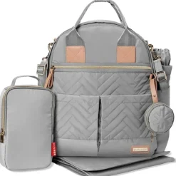 Skip Hop Convertible Backpacks*- Suite Diaper Bag Backpack Set, Dove