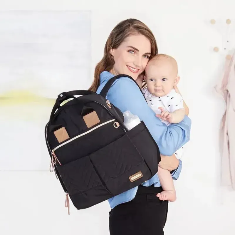 Skip Hop Diaper Backpacks*- Suite Diaper Bag Backpack Set, Black