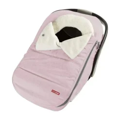 Skip Hop Car Seat Buntings, Canopies & Cushions*- Winter Car Seat Cover, Stroll & Go, Pink Heather