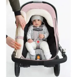 Skip Hop Car Seat Buntings, Canopies & Cushions*- Winter Car Seat Cover, Stroll & Go, Pink Heather